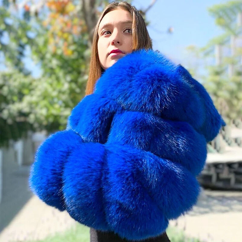 Fox fur shop winter coats