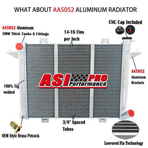 4 Row Radiator Fit 1991-1993 Dodge D250 D350 W250 W350 1990-91 ...