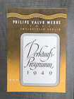 Philips Valvo Werke Berlin, Verkaufs-Programm 1949, Radion, Mikrofon, Verstärker
