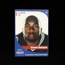 2005 Donnell McKenzie  Big 33 Pennsylvania "BLUE" High School Football   #PA6