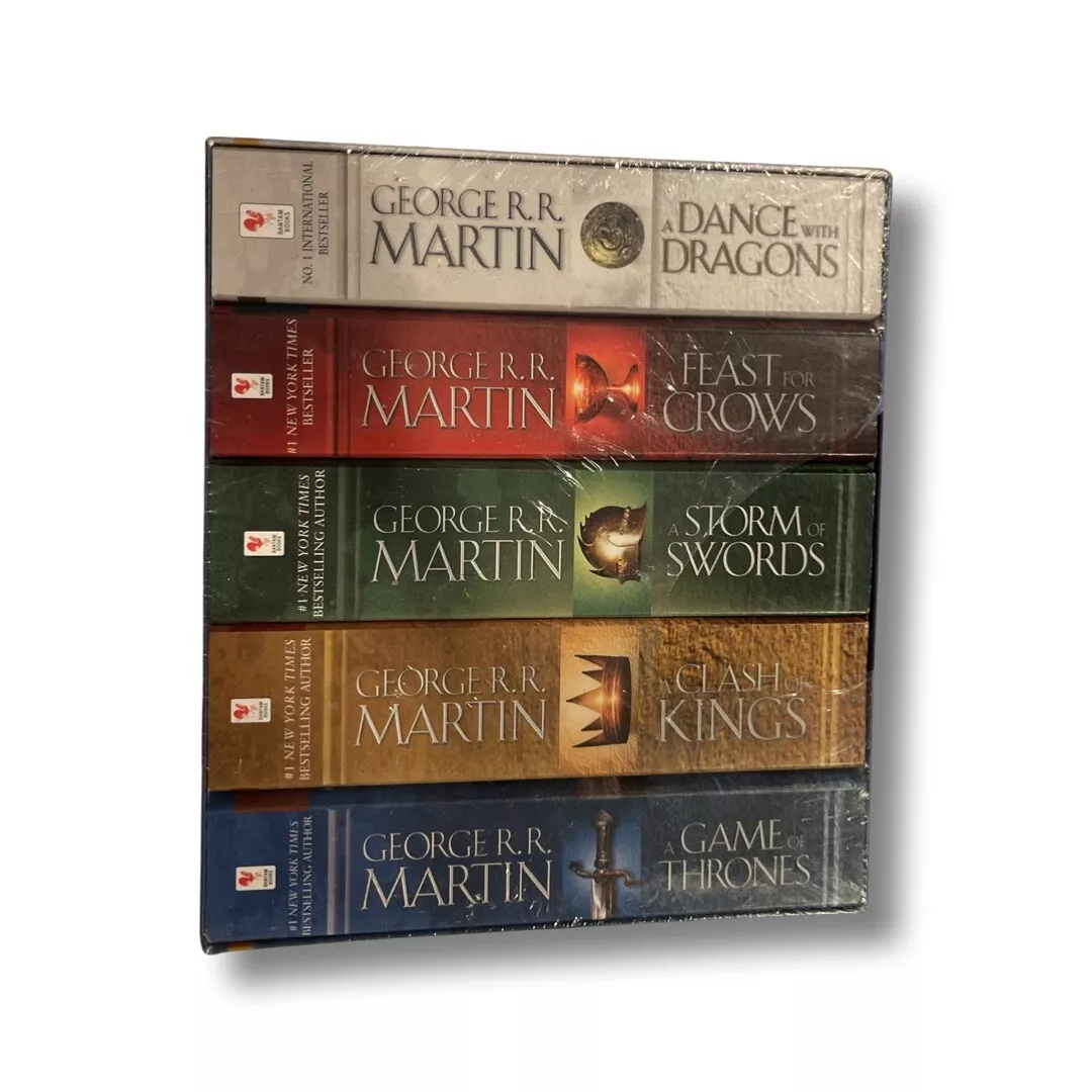 Lot of 6 The Game of Thrones Books Full Set 1-5 George R.R. Martin