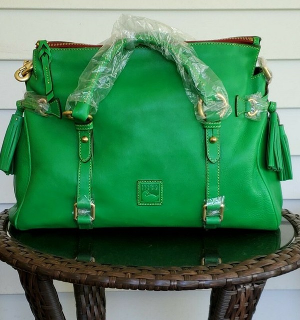 kelly green tote