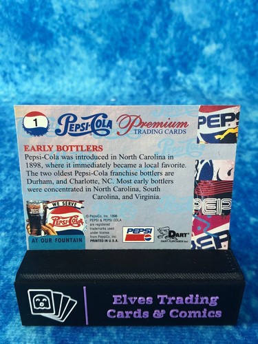 Pepsi-Cola Premium Cards SINGLE Non-Sport Trading card by Dart FlipCards 1996 - Picture 6 of 156