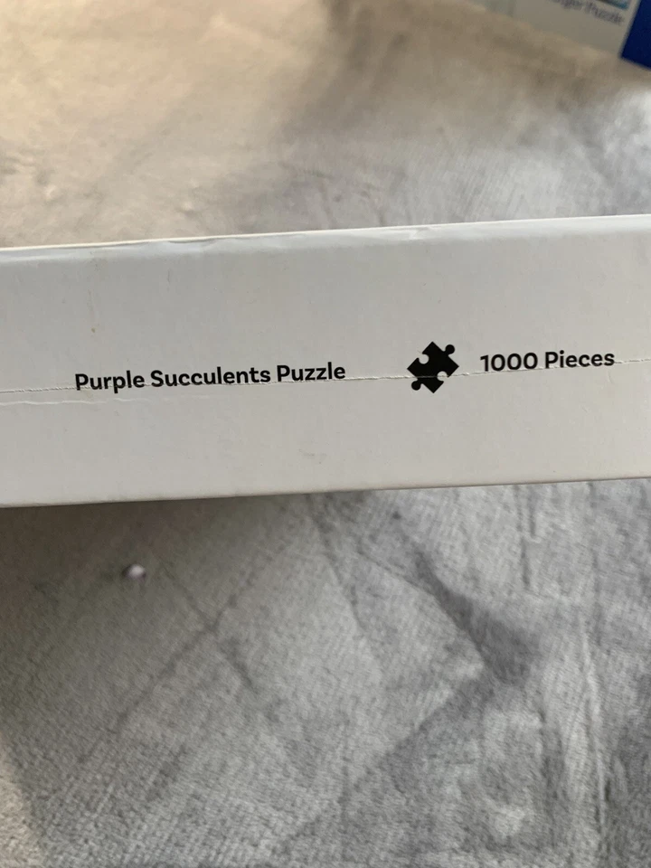 BetterCo Purple Succulents 1000 pc Puzzle Adult Decompression Toy Gift Rare open - Image 2 of 4