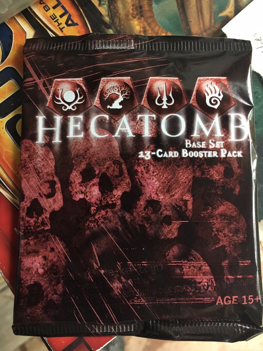 hecatomb booster box Lot of 2 HECATOMB Base Set Complete Booster Box Cards TCG WOTC