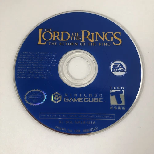 Lord Of The Rings The Return Of The King (Nintendo GameCube, 2003) Disc Only