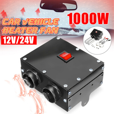 1000W Fast Heating Car Truck Heater Warmer 12V Demister Defroster