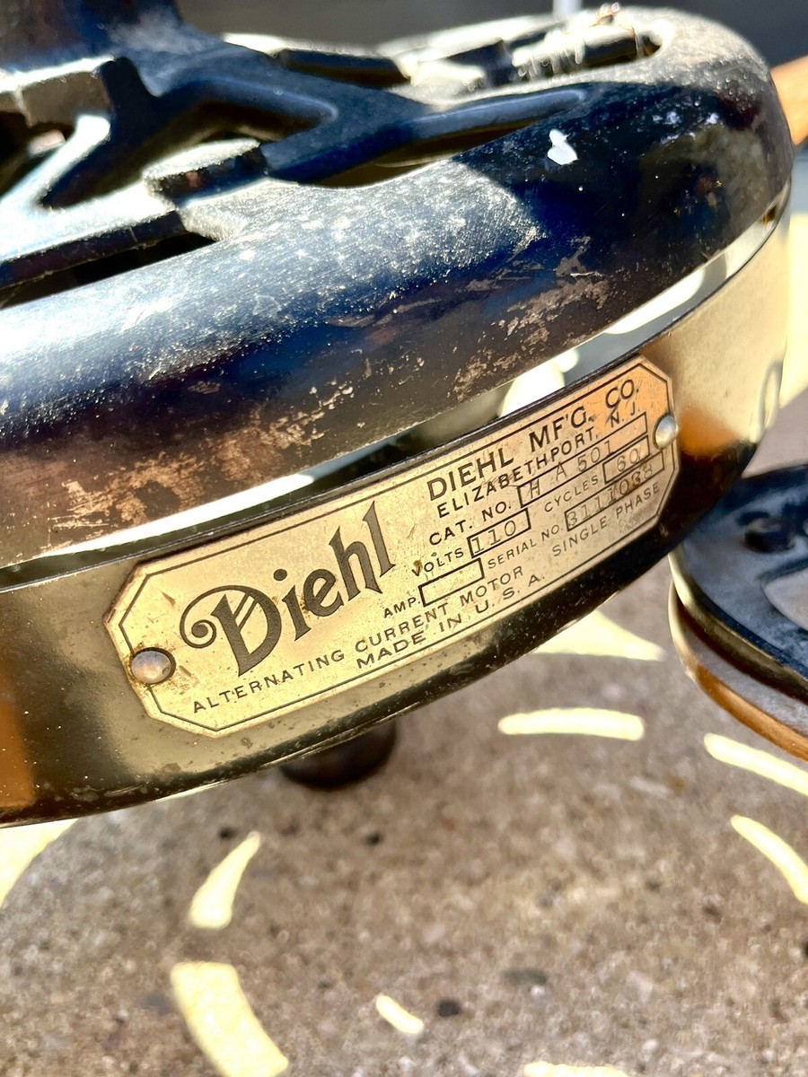 古董Diehl Mfg Co 吊扇- 零件/维修| eBay