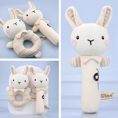 Baby Rattles Soft Cartoon Cute Plush Animal Toys Child Educational HandbellY` - Bild 10 von 20