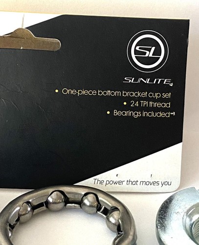 new Sunlite standard American ONE Piece Bottom Bracket 24tpi #88 - Picture 4 of 4