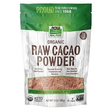 NOW FOODS Cacao Powder Raw & Organic 12 oz