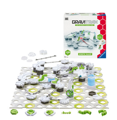  NEW  Ravensburger Gravitrax Kinetic Blast, Ultimate Marble Run, 159 Pc