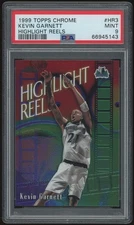 1999 Topps Chrome Highlight Reels #HR3 Kevin Garnett - PSA 9 Mint