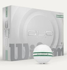 Wilson Staff Duo Soft TRK360 Golf Balls White/Green, 12pk 2025 NEW