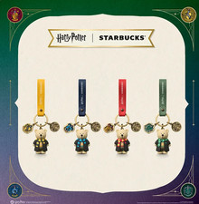 Starbucks Harry Potter Bearista Bear Keychain PVC Blind Box Full Set 4 pcs. 2026