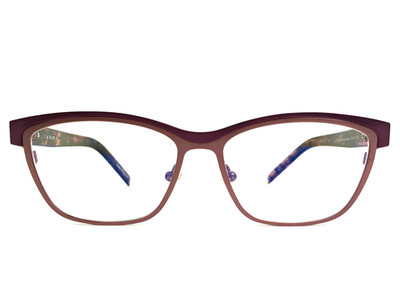 Tom Davies Eyeglasses Frames TD756 Col. 2273 Matte Pink Purple Brown 51-14-140