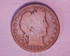 1906 BARBER HALF DOLLAR  **213-6