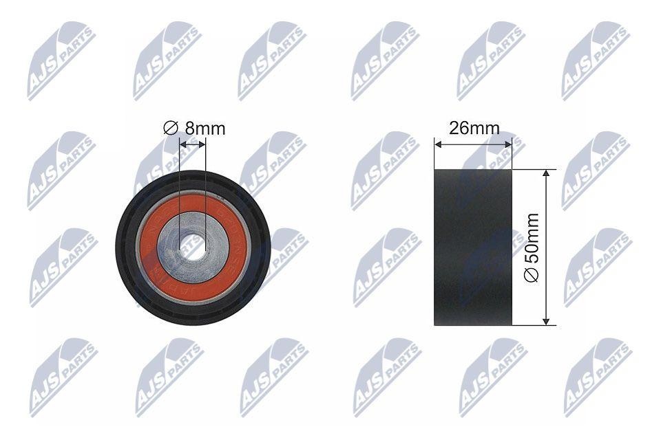 N.T.Y. RNK-RE-015.NTY Deflection/Guide Pulley, V-ribbed belt for CITROËN,FIAT,LA - Image 5