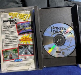 Sega Saturn Panzer Dragoon Long Case Booklet Game Tested