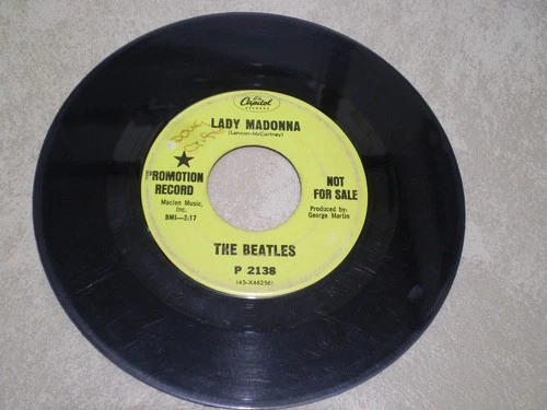BEATLES LADY MADONNA DJ 45 RPM