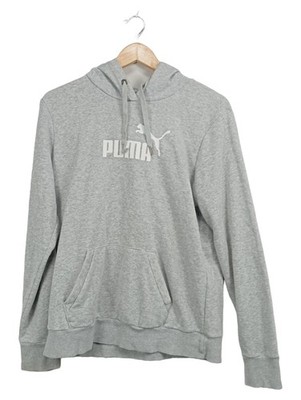 PUMA Hoodie Kapuzenpullover Damen Gr. 40/L Grau Sportlich