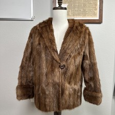 VTG 60s Furs by Conson Mink Stroller Coat Toronto  Sarnia Lined Inner Pocket