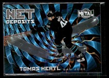 2020-21 Skybox Metal Universe Net Deposits Tomas Hertl San Jose Sharks #ND-24