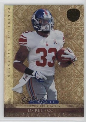 2011 Panini Gold Standard Rookie /299 Da'Rel Scott #175 Rookie RC 12jy