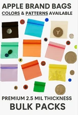 Apple Brand Baggies – Premium Quality  2.5 Mil COLOR TINTED & PATTERNS 1515 1010