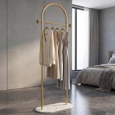 Gold Clothing Rack Modern Clothes Rack with Shelf Heavy Duty