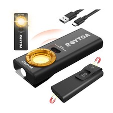 Pocket Flashlight Rechargeable Work Light EDC Slim Flat Flashli... USA FAST SHIP