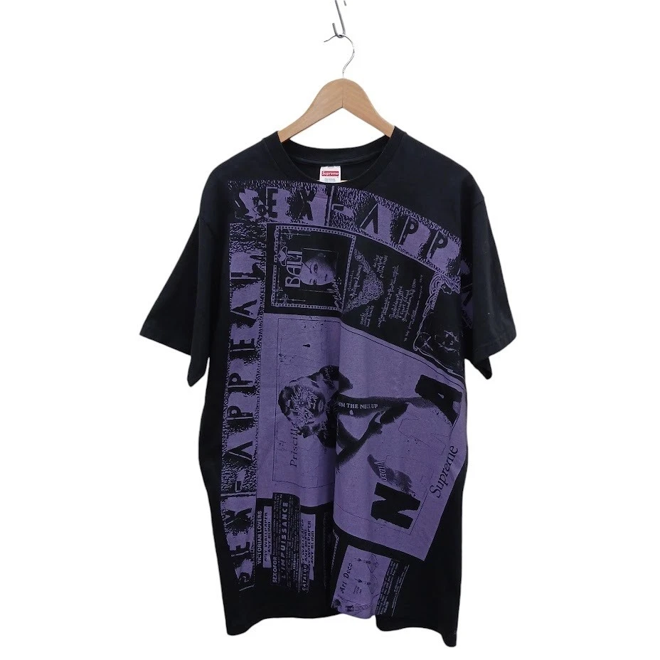 24SS SUPREME Supreme Collage Tee Collage T Shirt Noir Taille L