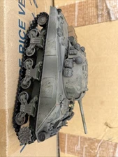 21st Century Toys WWII M4A3 Sherman Tank With Commander 1/32 Scale Rare Military