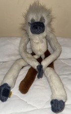 Wild Republic Monkey Plush Toy Cotton Top Tamarin 18  Hanging Hook Loop