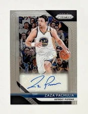 2018-19 Panini Prizm Zaza Pachulia Signatures Auto #S-ZZP Warriors Autograph
