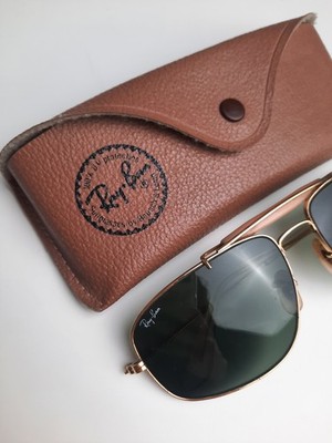 Ray-Ban USA B&L Explorer 58mm Aviator G15 Gläser Gold Metallgestell Sonnenbrille