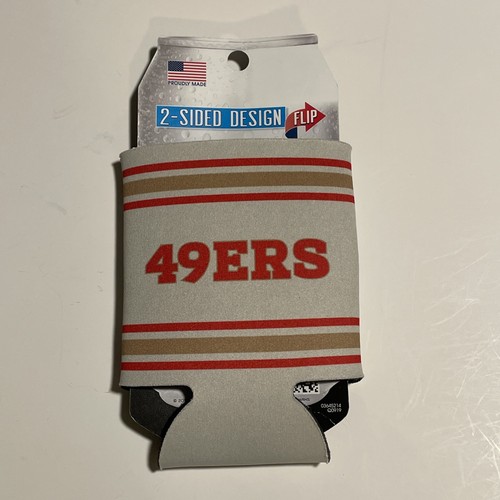 San Francisco 49ers Can Cooler Two Sided Design NFL Koozie - Picture 2 of 2