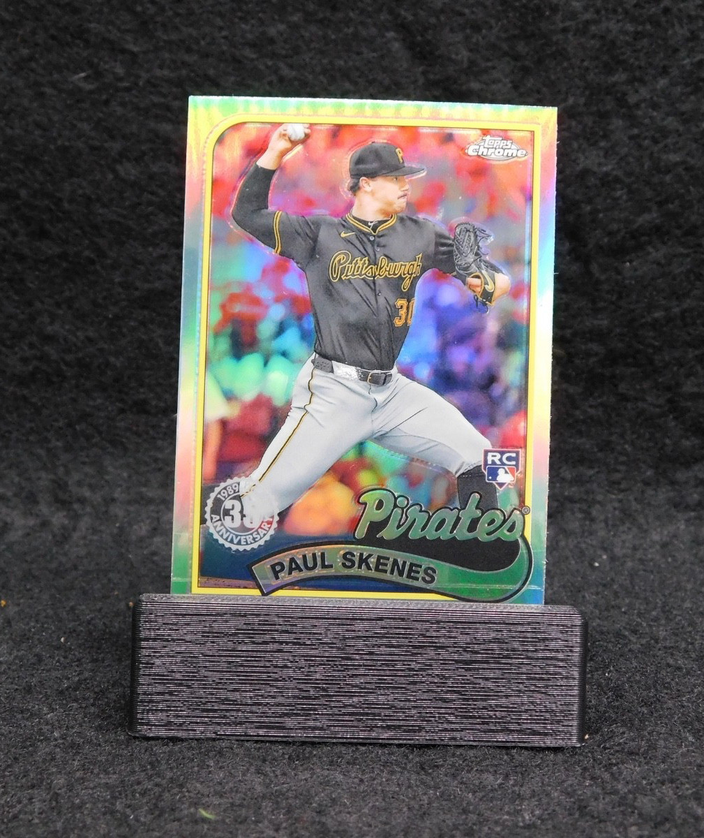 2024 Topps Chrome Update Paul Skenes 1989 Baseball RC Refractor #89CU-1 Pirates