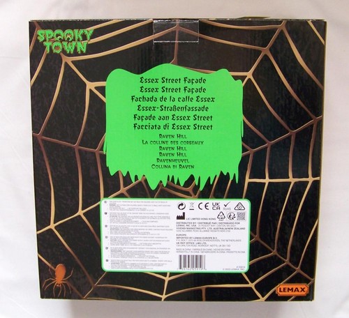 Lemax Spooky Town RAVEN HILL #25919 NRFB 2022 Halloween Village Facade LED Lit * - Picture 4 of 4