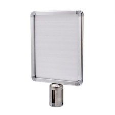 AcMax A4 Schilderhalter Aluminium silber