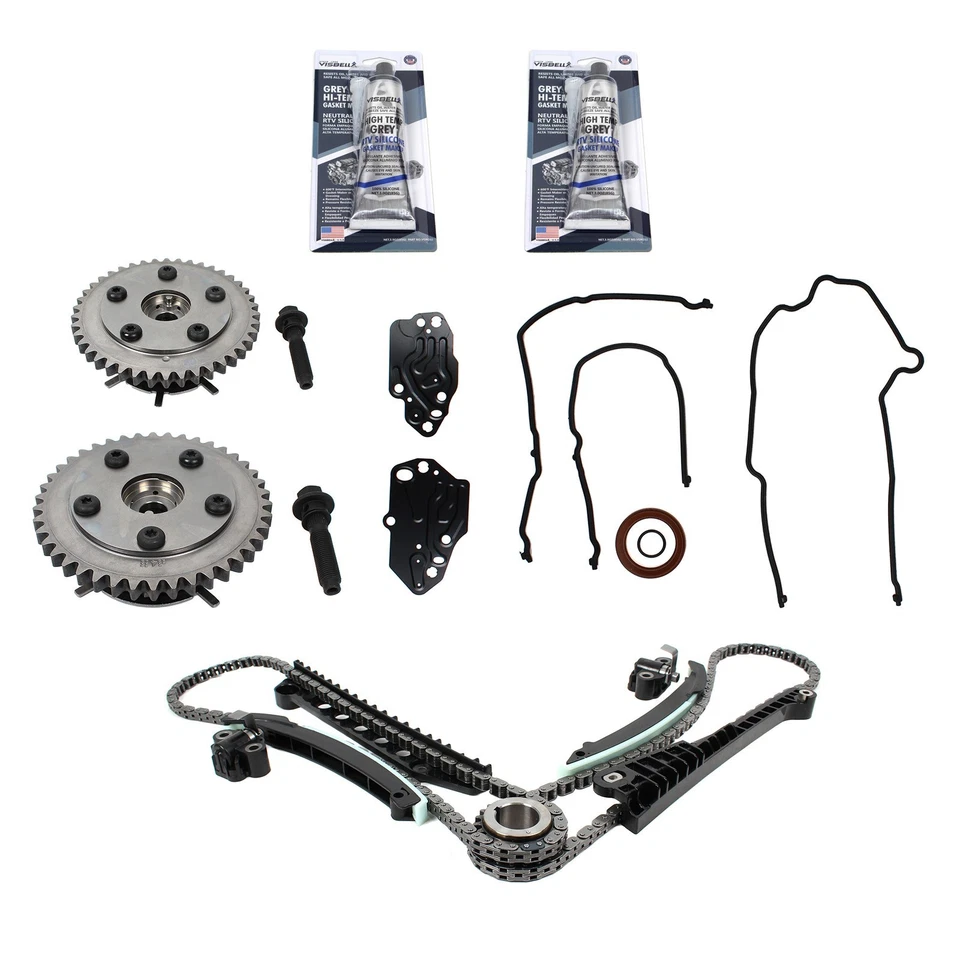 Timing Chain,Cover, VVT Gears for 5.4L Ford F-250 SUPER DUTY EXPEDITION Foto 4 de 4