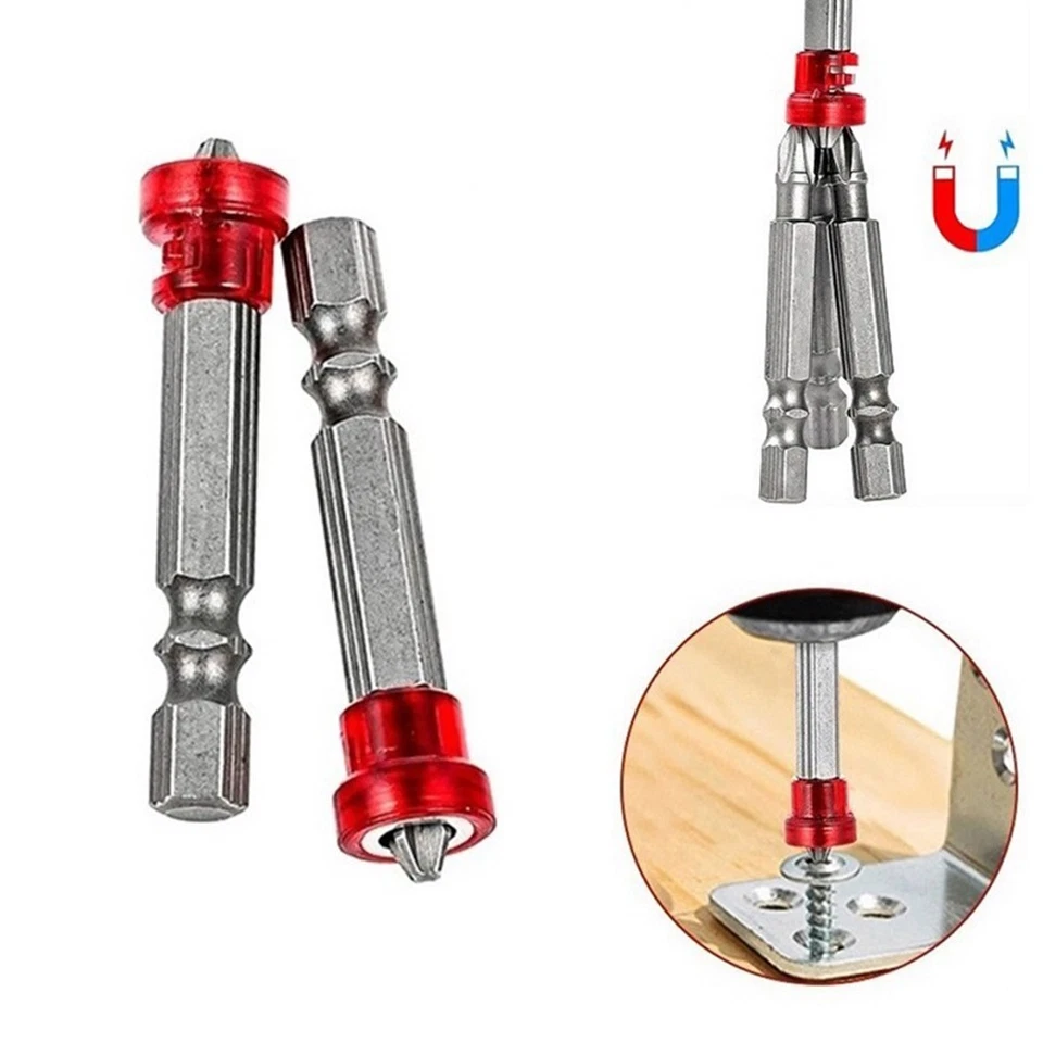 Electric Screw Tools Screwdriver Bit 1/4 Hex Shank 50mm Length Drill Tools Parts - Image 4 of 4