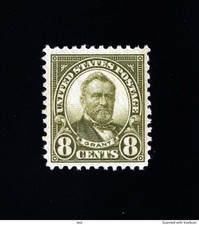 U.S. #560 1923 8c Grant Regular Issue Mint OG NH MNH Decent Centering CV $80