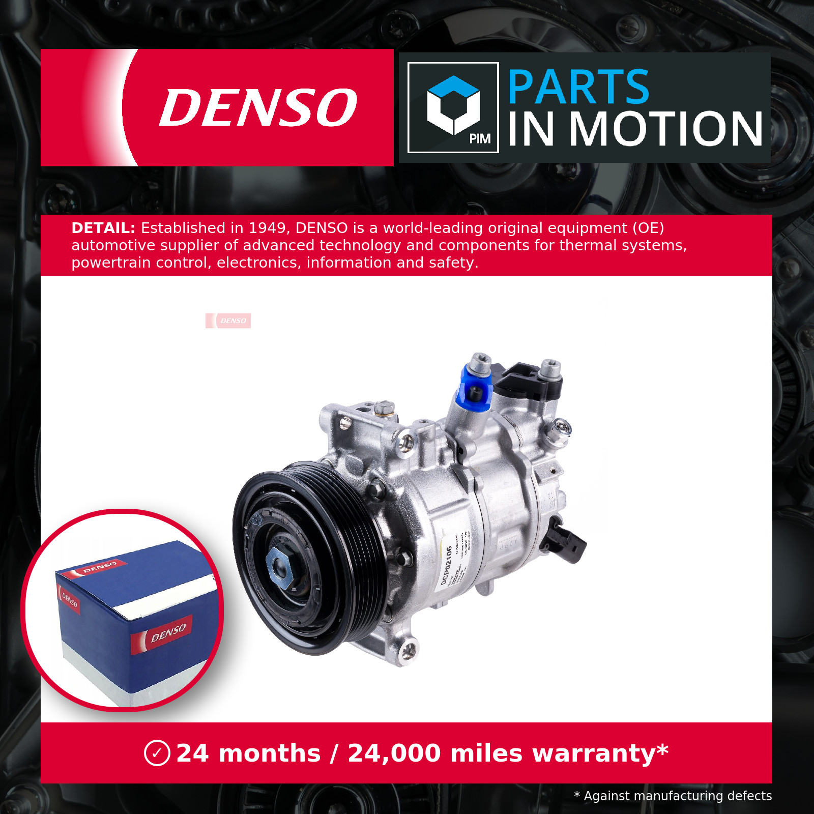 Air Con Compressor fits AUDI A4 B9 2.0 2015 on AC Conditioning Denso 4M0816803 - Image 15