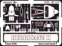 Eduard Accessories Ss117 - 1:72 Hurricane Ii - ÄTzsatz - Neu