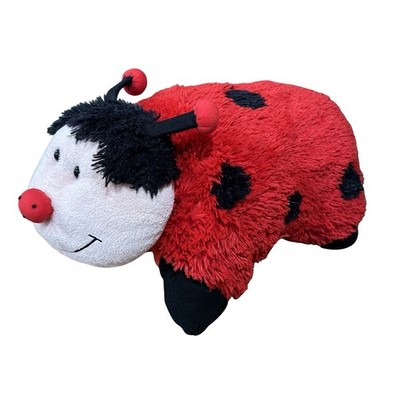 Pillow Pets Ms. Lady Bug 18 X 20 Plush Stuffed Animal Pillow 2010 Retired Rare