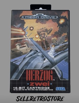 Herzog Zwei - SEGA Mega Drive - Spiel - OVP - CIB - PAL - Sammlerzustand