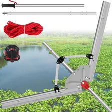 Lake Weed Cutter Pro 2025 Upgrade Aquatic Pond Plant Cutting Tool with Adjustabl