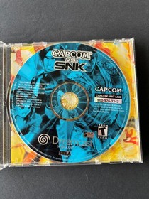 Capcom Vs SNK Sega DreamCast Video Game TESTED With Booklet
