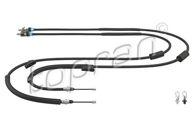 Center Topran 304 251 Cable Pull, Parking Brake for Ford
